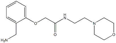 2-[2-(aminomethyl)phenoxy]-N-(2-morpholin-4-ylethyl)acetamide Structure