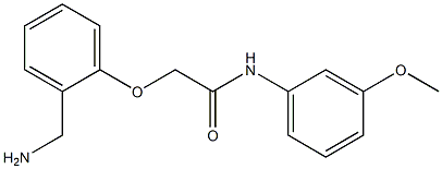  2-[2-(aminomethyl)phenoxy]-N-(3-methoxyphenyl)acetamide