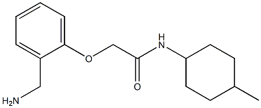 2-[2-(aminomethyl)phenoxy]-N-(4-methylcyclohexyl)acetamide