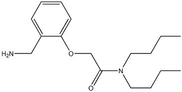 2-[2-(aminomethyl)phenoxy]-N,N-dibutylacetamide Structure