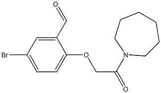 2-[2-(azepan-1-yl)-2-oxoethoxy]-5-bromobenzaldehyde