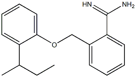  2-[2-(butan-2-yl)phenoxymethyl]benzene-1-carboximidamide