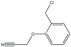 2-[2-(chloromethyl)phenoxy]acetonitrile,,结构式