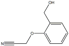 2-[2-(hydroxymethyl)phenoxy]acetonitrile Structure