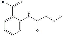 2-[2-(methylsulfanyl)acetamido]benzoic acid