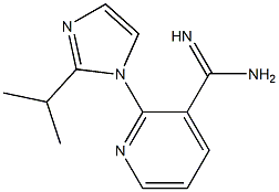 2-[2-(propan-2-yl)-1H-imidazol-1-yl]pyridine-3-carboximidamide