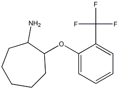  2-[2-(trifluoromethyl)phenoxy]cycloheptan-1-amine