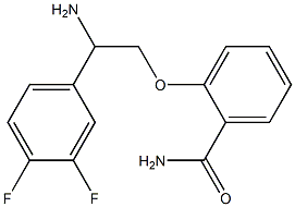 2-[2-amino-2-(3,4-difluorophenyl)ethoxy]benzamide Structure