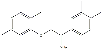 2-[2-amino-2-(3,4-dimethylphenyl)ethoxy]-1,4-dimethylbenzene,,结构式