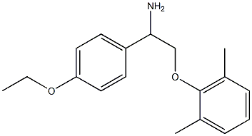 2-[2-amino-2-(4-ethoxyphenyl)ethoxy]-1,3-dimethylbenzene Structure