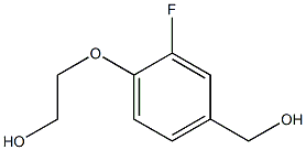 2-[2-fluoro-4-(hydroxymethyl)phenoxy]ethan-1-ol Structure