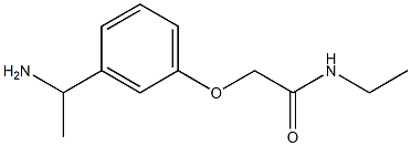 2-[3-(1-aminoethyl)phenoxy]-N-ethylacetamide