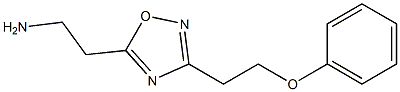 2-[3-(2-phenoxyethyl)-1,2,4-oxadiazol-5-yl]ethan-1-amine Structure