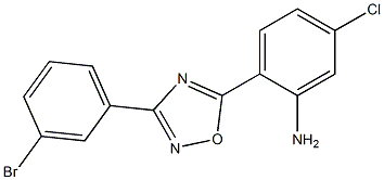 2-[3-(3-bromophenyl)-1,2,4-oxadiazol-5-yl]-5-chloroaniline