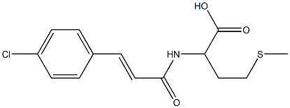  2-[3-(4-chlorophenyl)prop-2-enamido]-4-(methylsulfanyl)butanoic acid