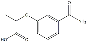 2-[3-(aminocarbonyl)phenoxy]propanoic acid