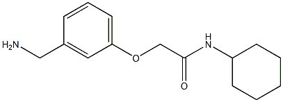 2-[3-(aminomethyl)phenoxy]-N-cyclohexylacetamide