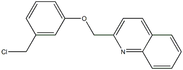 2-[3-(chloromethyl)phenoxymethyl]quinoline