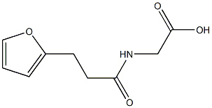  2-[3-(furan-2-yl)propanamido]acetic acid