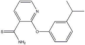 2-[3-(propan-2-yl)phenoxy]pyridine-3-carbothioamide|