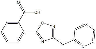  2-[3-(pyridin-2-ylmethyl)-1,2,4-oxadiazol-5-yl]benzoic acid