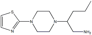 2-[4-(1,3-thiazol-2-yl)piperazin-1-yl]pentan-1-amine Struktur