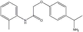 2-[4-(1-aminoethyl)phenoxy]-N-(2-methylphenyl)acetamide|