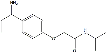 2-[4-(1-aminopropyl)phenoxy]-N-isopropylacetamide