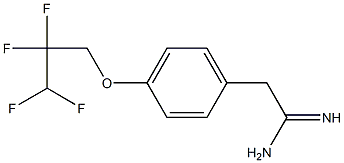 2-[4-(2,2,3,3-tetrafluoropropoxy)phenyl]ethanimidamide Structure