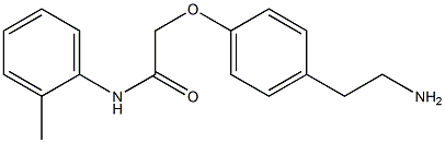 2-[4-(2-aminoethyl)phenoxy]-N-(2-methylphenyl)acetamide