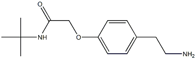 2-[4-(2-aminoethyl)phenoxy]-N-(tert-butyl)acetamide