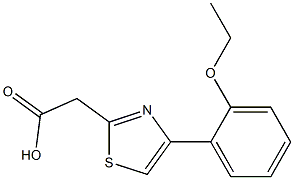 2-[4-(2-ethoxyphenyl)-1,3-thiazol-2-yl]acetic acid Structure