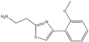 2-[4-(2-methoxyphenyl)-1,3-thiazol-2-yl]ethanamine Struktur