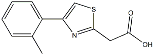 2-[4-(2-methylphenyl)-1,3-thiazol-2-yl]acetic acid Structure