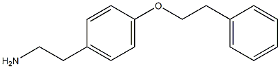 2-[4-(2-phenylethoxy)phenyl]ethanamine Struktur
