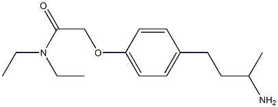 2-[4-(3-aminobutyl)phenoxy]-N,N-diethylacetamide