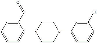 2-[4-(3-chlorophenyl)piperazin-1-yl]benzaldehyde Structure