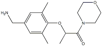 2-[4-(aminomethyl)-2,6-dimethylphenoxy]-1-(morpholin-4-yl)propan-1-one