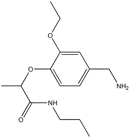  2-[4-(aminomethyl)-2-ethoxyphenoxy]-N-propylpropanamide