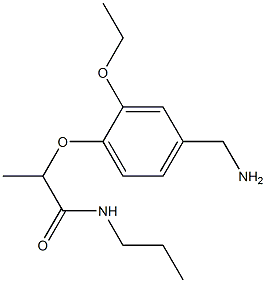 2-[4-(aminomethyl)-2-ethoxyphenoxy]-N-propylpropanamide|