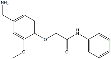 2-[4-(aminomethyl)-2-methoxyphenoxy]-N-phenylacetamide Structure