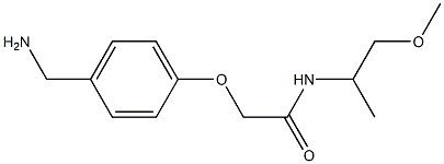 2-[4-(aminomethyl)phenoxy]-N-(1-methoxypropan-2-yl)acetamide