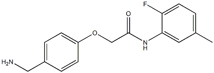 2-[4-(aminomethyl)phenoxy]-N-(2-fluoro-5-methylphenyl)acetamide