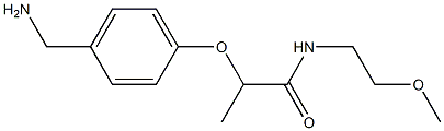 2-[4-(aminomethyl)phenoxy]-N-(2-methoxyethyl)propanamide