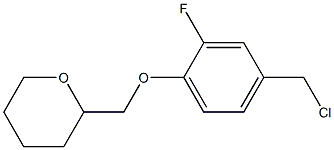 2-[4-(chloromethyl)-2-fluorophenoxymethyl]oxane