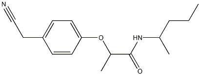  2-[4-(cyanomethyl)phenoxy]-N-(pentan-2-yl)propanamide