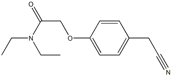 2-[4-(cyanomethyl)phenoxy]-N,N-diethylacetamide