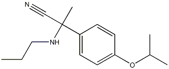 2-[4-(propan-2-yloxy)phenyl]-2-(propylamino)propanenitrile