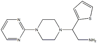  2-[4-(pyrimidin-2-yl)piperazin-1-yl]-2-(thiophen-2-yl)ethan-1-amine