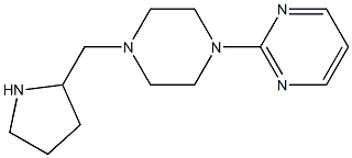 2-[4-(pyrrolidin-2-ylmethyl)piperazin-1-yl]pyrimidine Structure